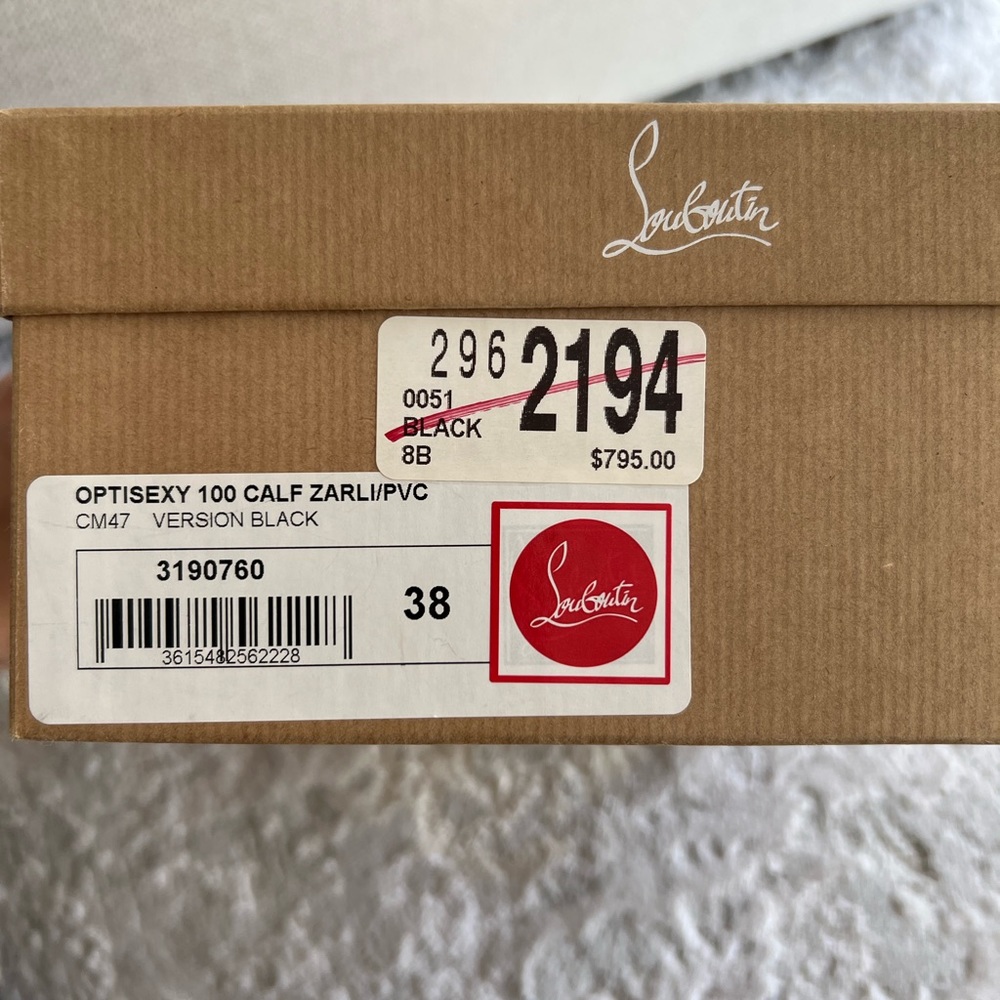 Optisexy Christian Louboutin Heels Size 38 Euro - Picture 5 of 7